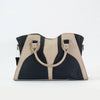DualTone Elegance Leather Bag
