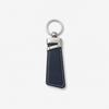 Two Tone Textured Leather Key Chain