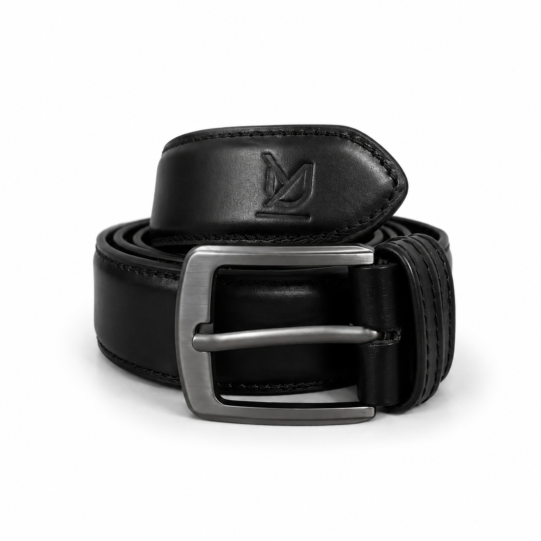 Black Formal Leather Belt