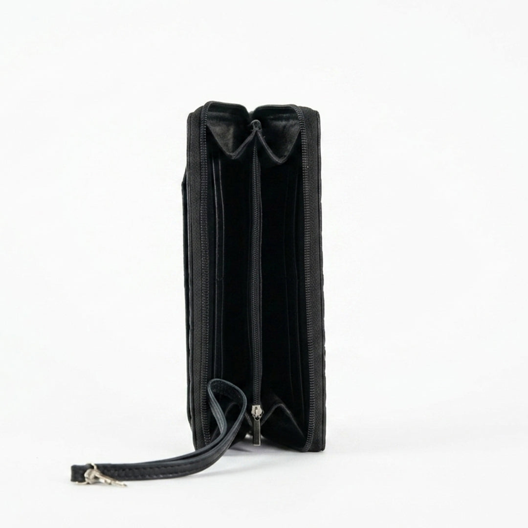 Croco-Imperial Zippered Pochette