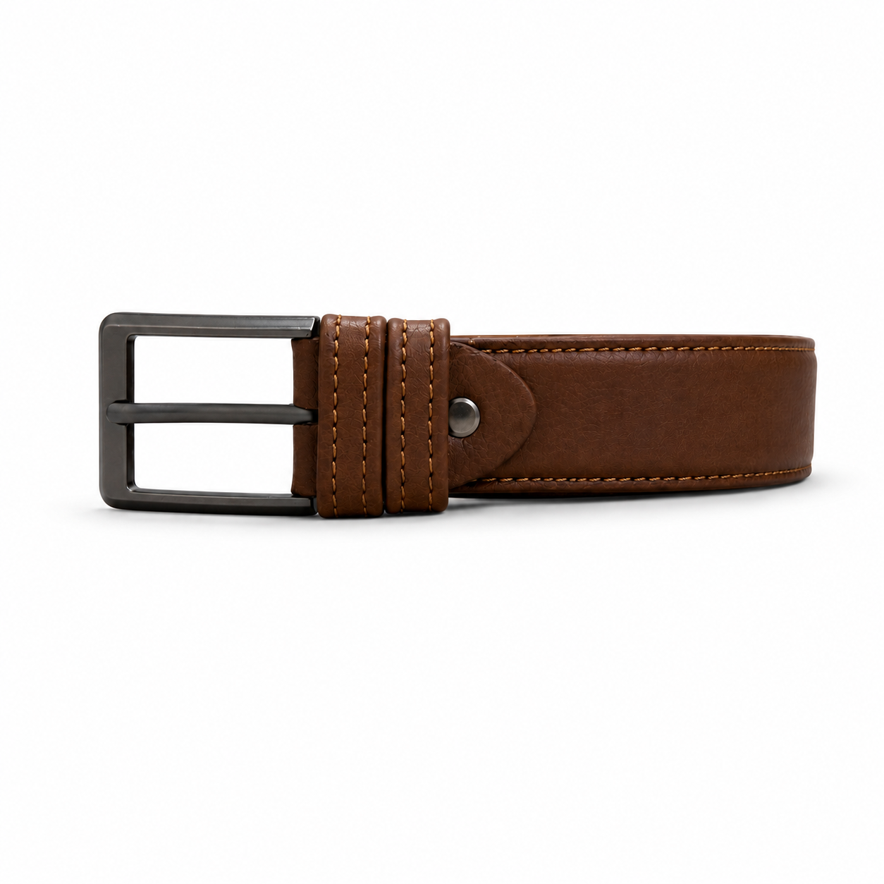 Dark Brown Formal Leather Belt