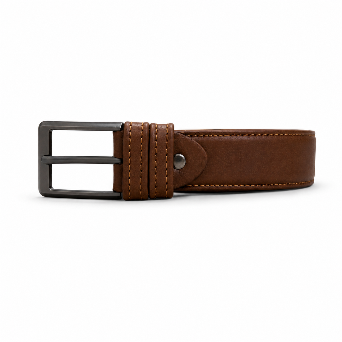 Dark Brown Formal Leather Belt