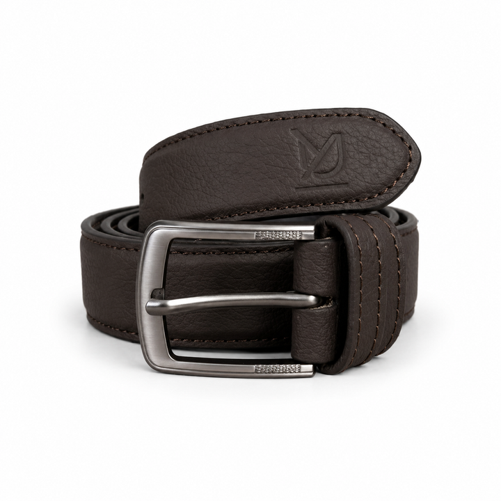 Dark Walnut Formal Leather Belt