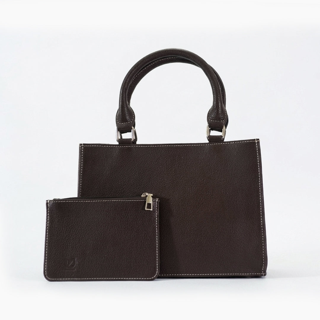 Leather YU 2 in 1 Shoulder Handbag