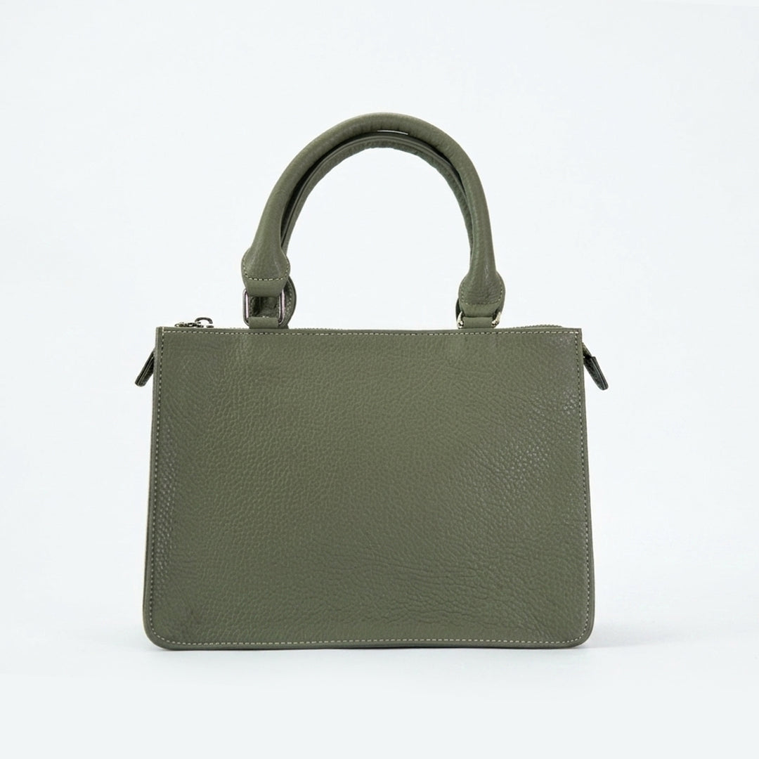 Leather YU 2 in 1 Shoulder Handbag