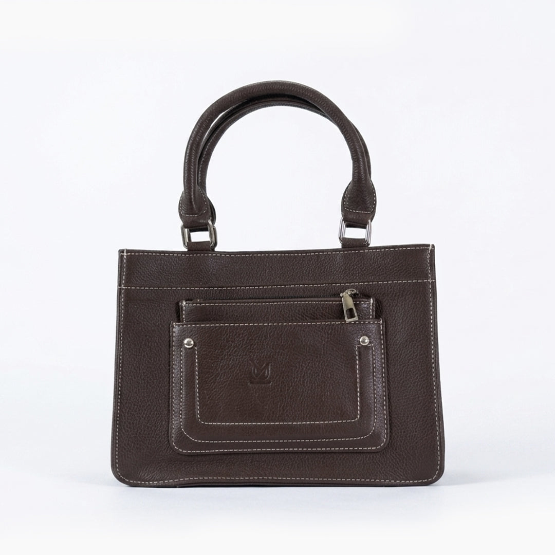 Leather YU 2 in 1 Shoulder Handbag