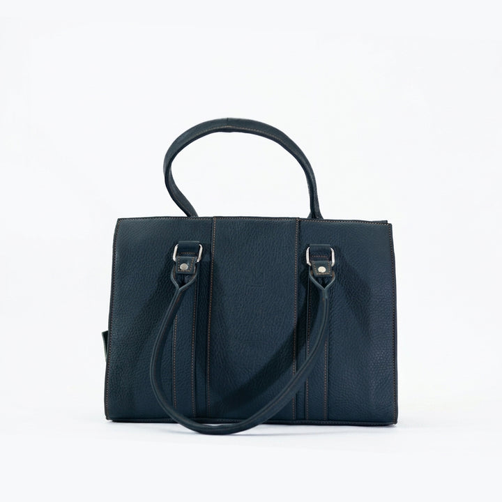 Sapphire Leather Tote