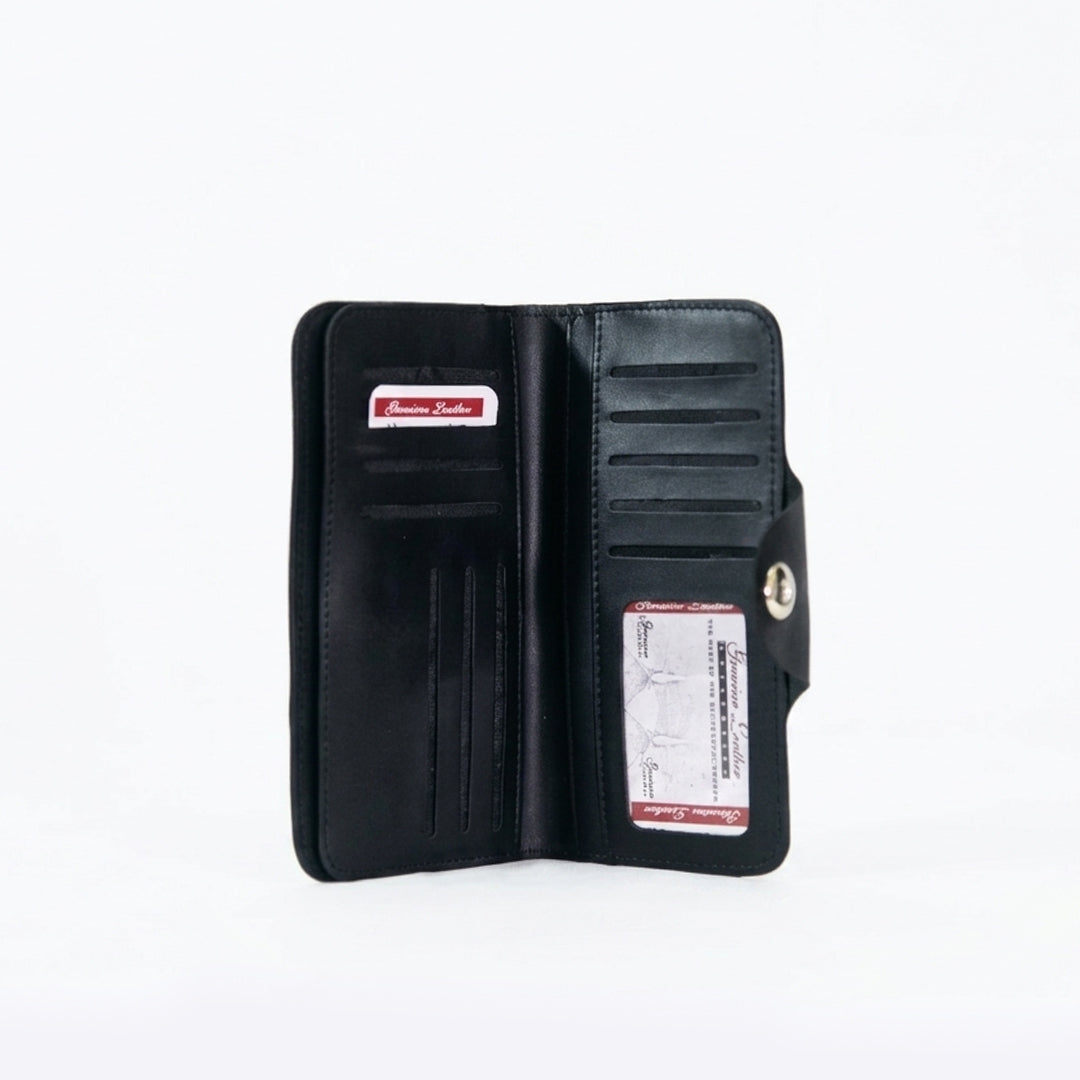 Unisex Long Leather Wallet